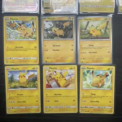 Pokemon Cards Pikachu Bundle Joblot Bundle 10x cards. Pikachu swsh062. NM - Image 4