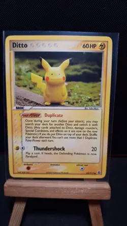 Ditto Pikachu 63/113 Delta Species Pokemon Trading Card Game TCG Nintendo RARE - Image 1