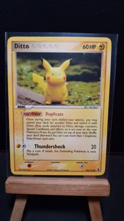 Ditto Pikachu 63/113 Delta Species Pokemon Trading Card Game TCG Nintendo RARE - Image 2