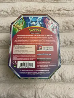 Glaceon GX Pokemon Evolution Celebrations Tin 2018 XY Evolutions SEALED NEW - Image 2