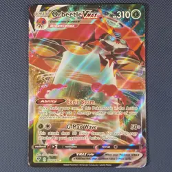 Orbeetle VMAX 021/185 - Vivid Voltage - Rare Holo VMAX Pokemon Card - NM - Image 1