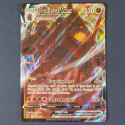 Coalossal VMAX 099/185 - Vivid Voltage - Rare Holo VMAX Pokemon Card - NM - Image 1