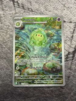 Pokemon TCG SV Black Bolt Duosion 119/086 Illustration Rare Holo Card - Image 1
