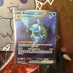 Pokemon TCG Blastoise ex 200/165 SV Scarlet & Violet 151 SIR Holo EN 330HP - Image 1
