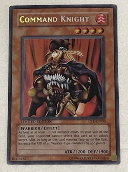 Yu-Gi-Oh! TCG Command Knight CT1-EN003 Super Rare Misprint Limited NM/LP - Image 1