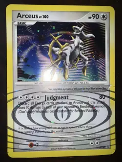 Arceus DP50 Diamond & Pearl JUMBO Oversized Promo Card LP - Image 1