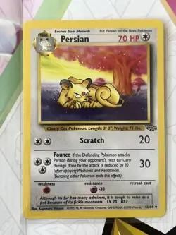 Persian Jungle Base Set 42/64 Uncommon Pokemon Card - Image 1