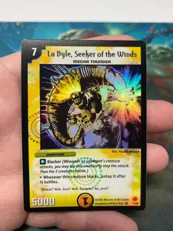 Duel Masters La Byle, Seeker Of The Winds 1/55 Very Rare Holo Foil Card - Image 1