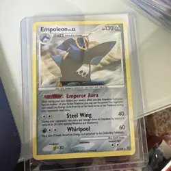 Pokemon TCG Empoleon Stormfront Holo Holo Rare Card 2/100 - Image 1