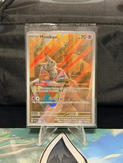Pokemon SEALED Mimikyu 075 SV ETB Promo Holo Rare English - Image 1