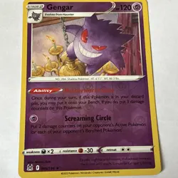 Gengar 066/196 Holo Rare Lost Origin Pokemon Reverse Holo Near Mint - Image 4