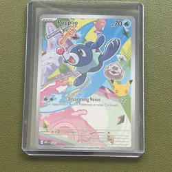 Pokemon First Partner Illustration Series 1 Gen 7 Litten Popplio Rowlet - Image 3