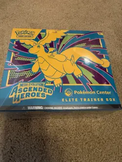 Ascended Hero’s Pokemon Center Exclusive ETB Sealed New - Pokemon TCG - Image 1