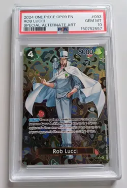 Rob Lucci One Piece Special Alternate Art PSA 10 English OP05-093 OP09 - Image 1