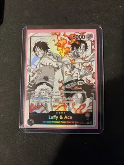 ONE PIECE Luffy & Ace (Parallel) ST30-001 Starter Deck EX: Luffy & Ace Foil - Image 1