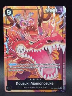 Kouzuki Momonosuke (085) (Alternate Art) OP16-085 The Time of Battle Foil - Image 1