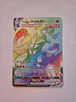 Pokemon Card Single Strike Urshifu VMAX 167/163 Secret Rare Battle Styles NM - Image 1