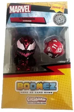 BOOMEZ MARVEL 3D CARD GAME WAVE 4 CHROME MINI FIGURES 9 DIFFERENT CHARACTERS C - Image 5