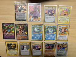 Pokemon Tcg Celebrations 14 Card Lot, Blastoise, Birthday Pikachu, Greninja Star - Image 1