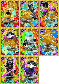 LEGO Ninjago Serie 8 NEXT LEVEL Cards 8 Limitierte Karten (LE17-LE20)+(LE11-LE14 - Image 1