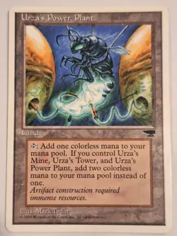 Urza's Power Plant (Rock in Pot) - (MP) Chronicles - Magic the Gathering MTG - Image 1