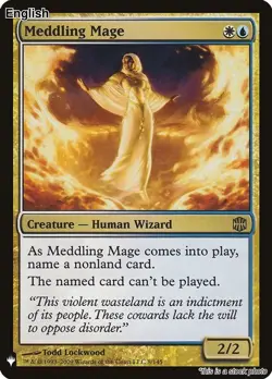 Meddling Mage EN [LIST - 8] - NM TCG MTG - Image 1