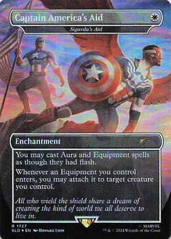 Secret Lair Drop Series #1727 Captain America's Aid - Image 1