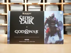 MTG Secret Lair PlayStation God Of War Norse FOIL Edition | Sealed | 2025 - Image 1