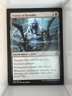 Visions of Brutality 81 Uncommon Oath of the Gatewatch Magic: The Gathering NM - Image 1