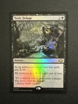 FOIL Toxic Deluge MTG MH3 0277 Rare NM - Image 1