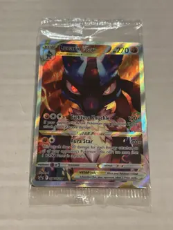 Lucario VSTAR SWSH291 SWSH: Sword & Shield Promo Cards Holo Sealed New - Image 1