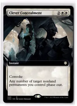 Clever Concealment (Extended Art) 43 Commander: Phyrexia: All Will Be One ONC NM - Image 1