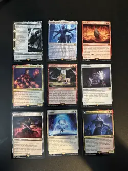Lot Of 9 MTG Final Fantasy Rare Cards - Image 1
