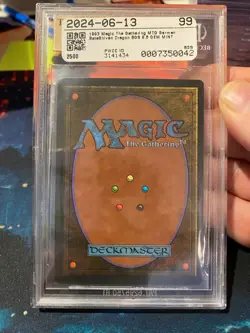 1993 Beta German Shivan Dragon BGS 9.5Quad - Image 2