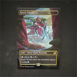 MTG Ketria Triome IKO Showcase Rare Borderless Foil EN (NM) - Image 1