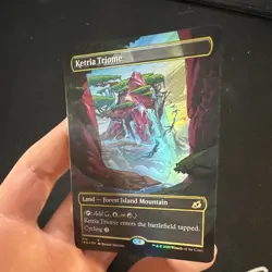 MTG Ketria Triome IKO Showcase Rare Borderless Foil EN (NM) - Image 3