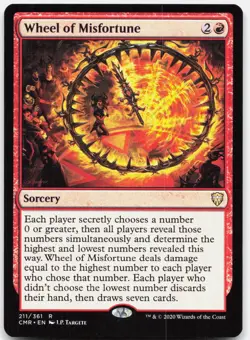 Wheel of Misfortune 211 Near Mint Commander Legends Rare Magic: The Gathering - Image 1