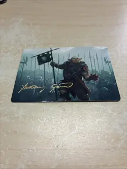 Mtg Gold Signed Art Lotr Ugluk Of The White Hand Lotr 27/81 - Image 1