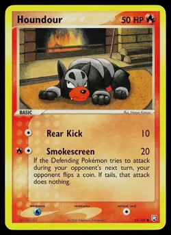 Pokemon Card - Houndour Team Rocket Returns 59/109 Common - Image 1