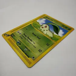 Pokemon Chikorita 100/165 Expedition Base Set E-Reader Common 2002 TCG - Image 3