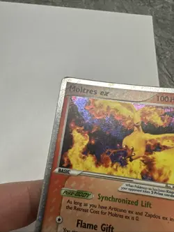 Moltres EX 031 Black Star Promo 2005 Collector's Window Pokemon TCG Card DAM - Image 3