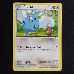 Swablu 103/113 Common Legendary Treasures Pokemon Lightly Played - Image 1