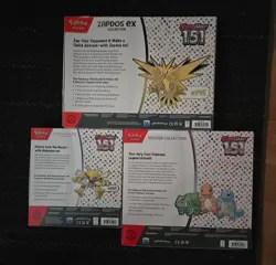 Pokemon TCG: 151 Poster Zapdos EX Alakazam EX collection Box (Lot of 3) - Image 2