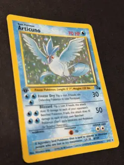 Pokemon Articuno 2/62 Fossil 1st Edition Holo Rare English Card - Lightly Played - Image 2