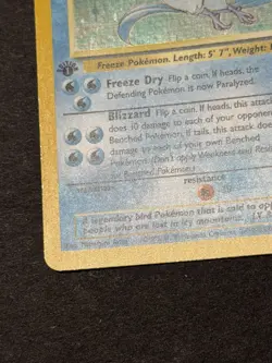 Pokemon Articuno 2/62 Fossil 1st Edition Holo Rare English Card - Lightly Played - Image 5
