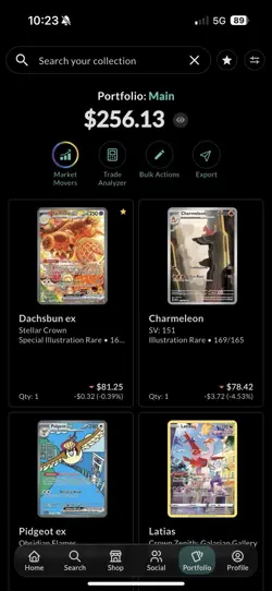 Pokemon TCG Card Lot: Dachsbun ex, Charmeleon, Pidgeot ex, Latias - Rare Finish - Image 1
