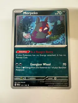 Morpeko 121/182 Rare Paradox Rift Pokemon Near Mint - Image 1