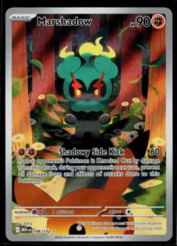 Pokemon TCG Mega Evolution Set: Marshadow 146/132 Illustration Rare Card - NM - Image 1