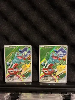 Pokemon Bulbasaur 037 First Partner Illustration Full Art Holo Promo. Pl001643 - Image 2