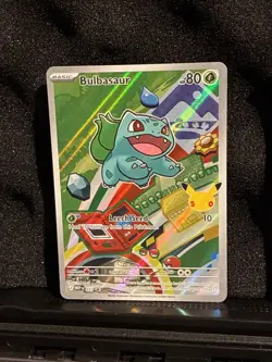 Pokemon Bulbasaur 037 First Partner Illustration Full Art Holo Promo. Pl001643 - Image 3